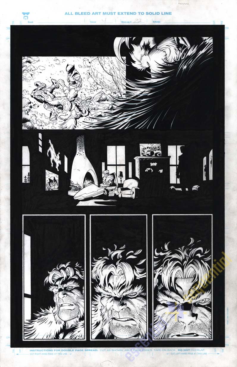 Wolverine: Revenge #4 Page 23 by Tim Townsend and Greg Capullo 1 Wolverine: Revenge #4 Page 23 by Tim Townsend and Greg Capullo