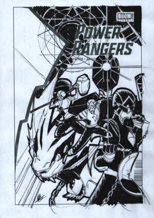 Power Rangers #1 Cover Prelim by Matteo Scalera