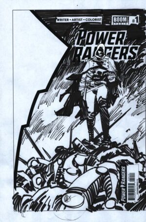 Power Rangers #3 Cover Prelim by Matteo Scalera