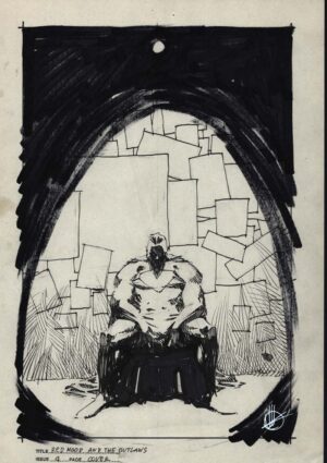 Red Hood and the Outlaws #4 Cover Prelim by Matteo Scalera