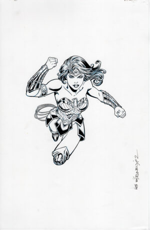 Wonder Woman Promotional Art by Jan Duursema and Wade von Grawbadger