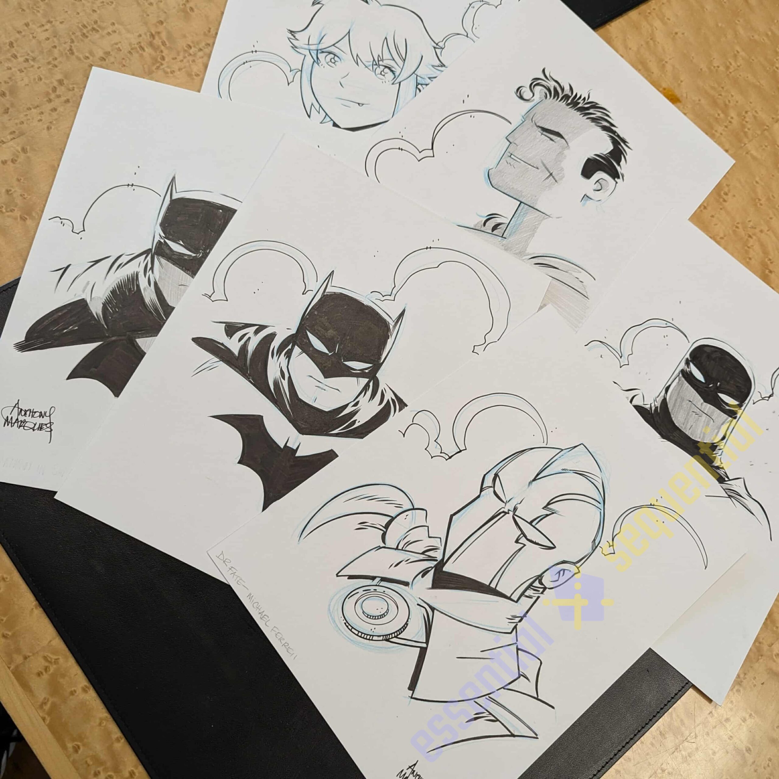 Commissions by Anthony Marques 6 bust samples