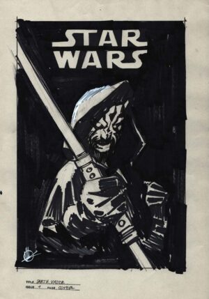 Star Wars: Darth Vader #1 Cover B Prelim by Matteo Scalera