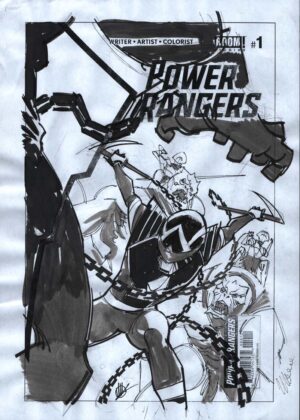 Power Rangers #7 Cover A Prelim by Matteo Scalera