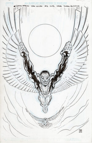 Captain America: Sam Wilson #6 Variant Cover by Justin Mason