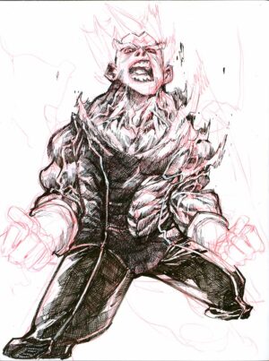 Unfinished Vegeta by Eric Canete
