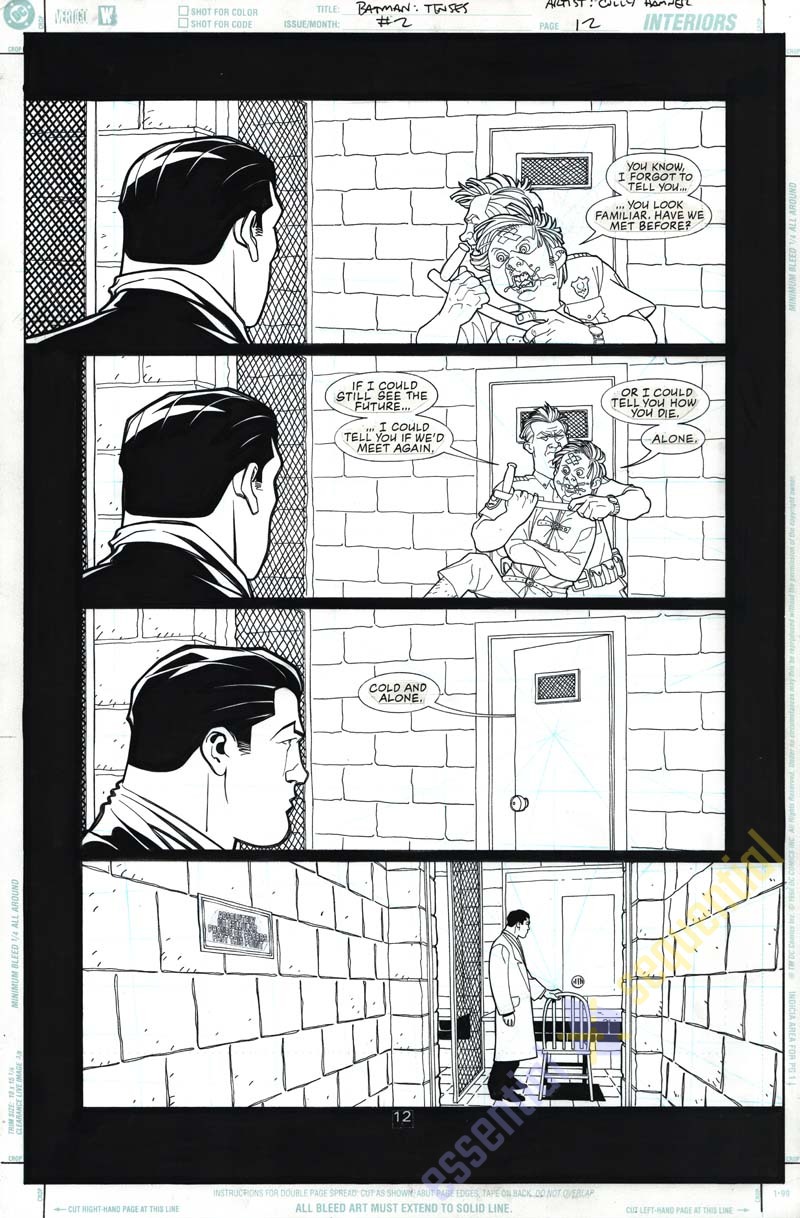 Batman: Tenses #2 Page 12 by Cully Hamner 1 Batman: Tenses #2 Page 12 by Cully Hamner