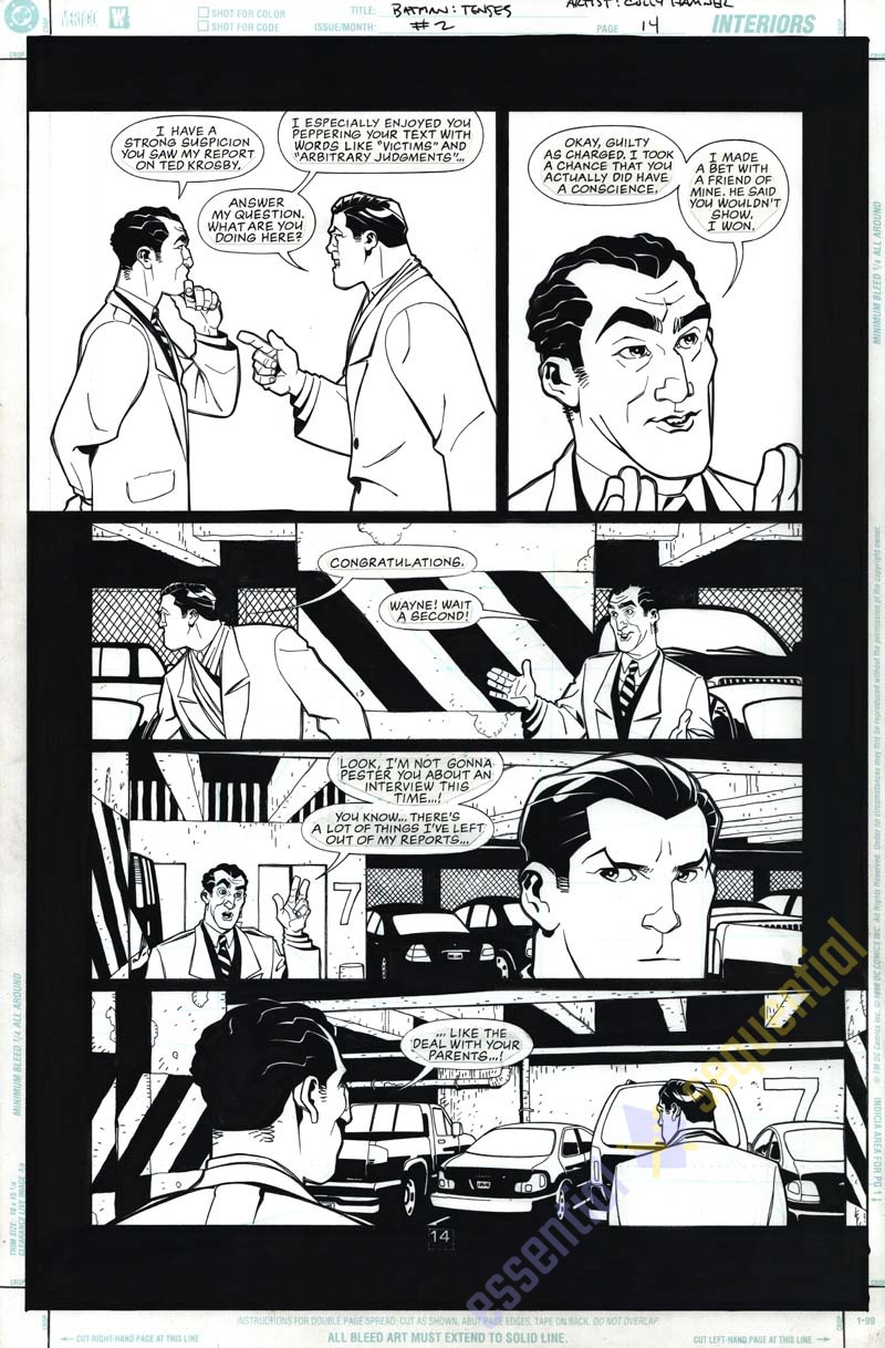 Batman: Tenses #2 Page 14 by Cully Hamner 1 Batman: Tenses #2 Page 14 by Cully Hamner