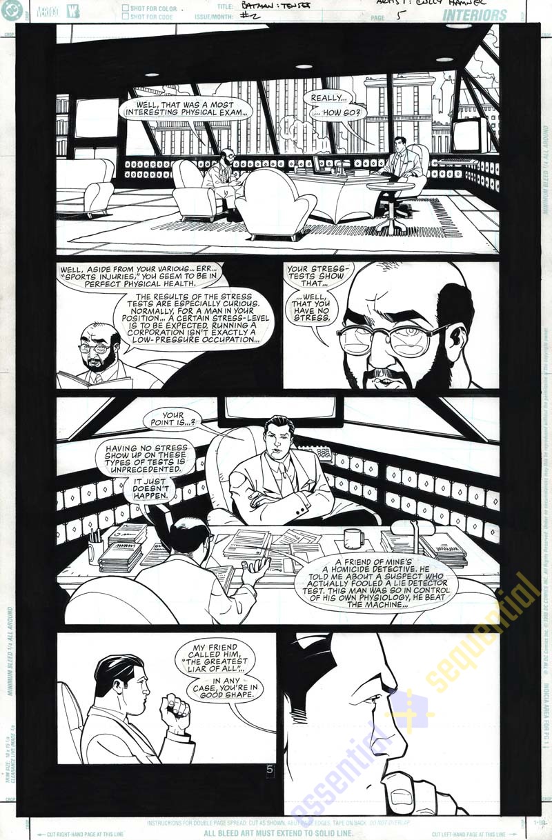 Batman: Tenses #2 Page 5 by Cully Hamner 1 Batman: Tenses #2 Page 5 by Cully Hamner