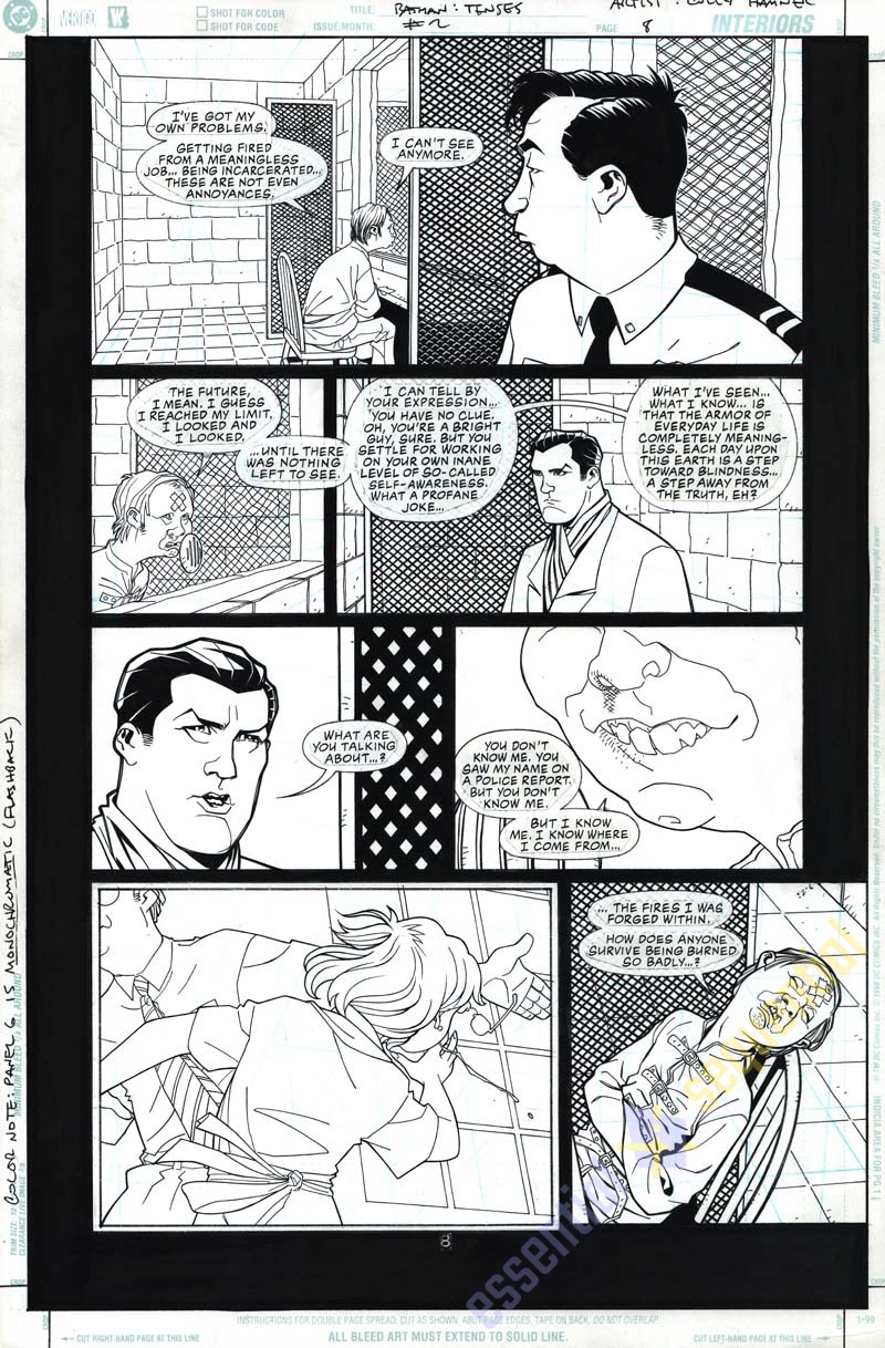 Batman: Tenses #2 Page 8 by Cully Hamner 1 Batman: Tenses #2 Page 8 by Cully Hamner