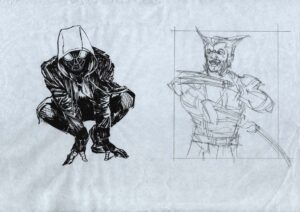 Spider-Man and Wolverine by Viktor Farro