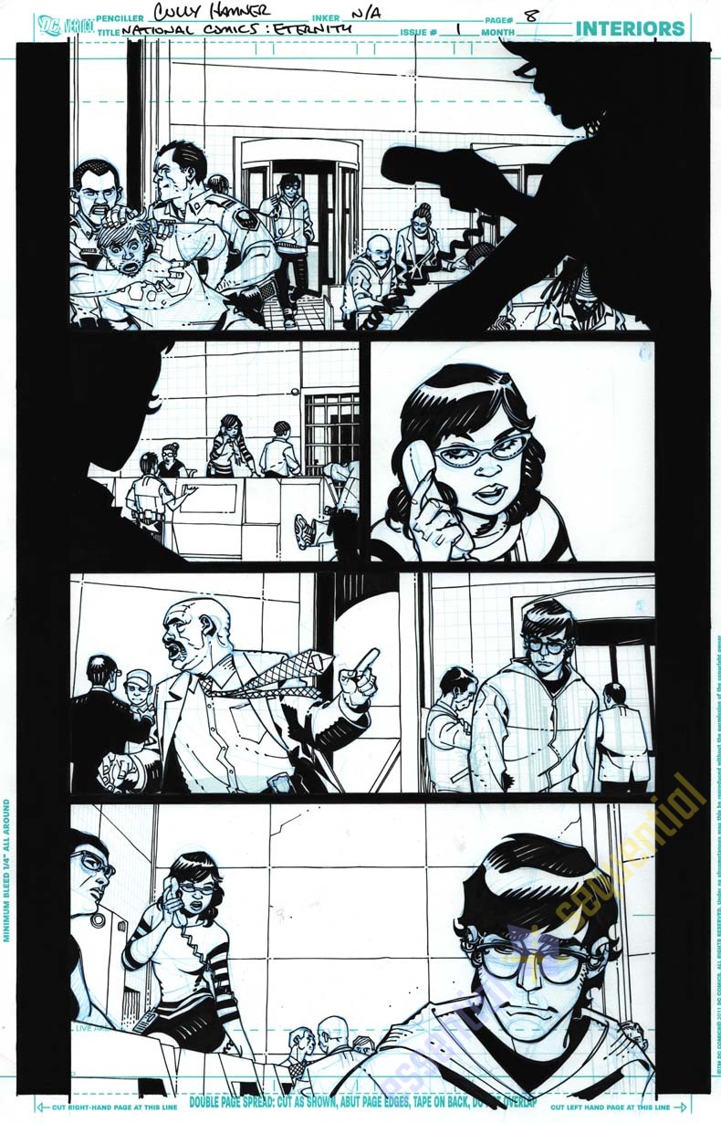 National Comics: Eternity #1 Page 8 by Cully Hamner 1 National Comics: Eternity #1 Page 8 by Cully Hamner