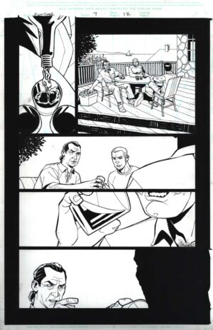 Punisher #7 Page 12 Unpublished by Cully Hamner