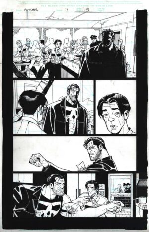 Punisher #7 Page 9 Unpublished by Cully Hamner