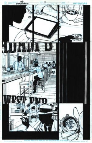 The Question Unblessed (Unreleased) #1 Page 1 by Cully Hamner