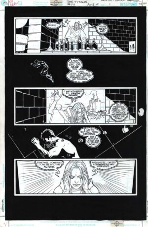 The Titans #14 Page 1 by Cully Hamner