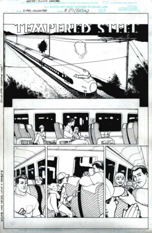 X-Men Unlimited #29 Page 1 by Cully Hamner