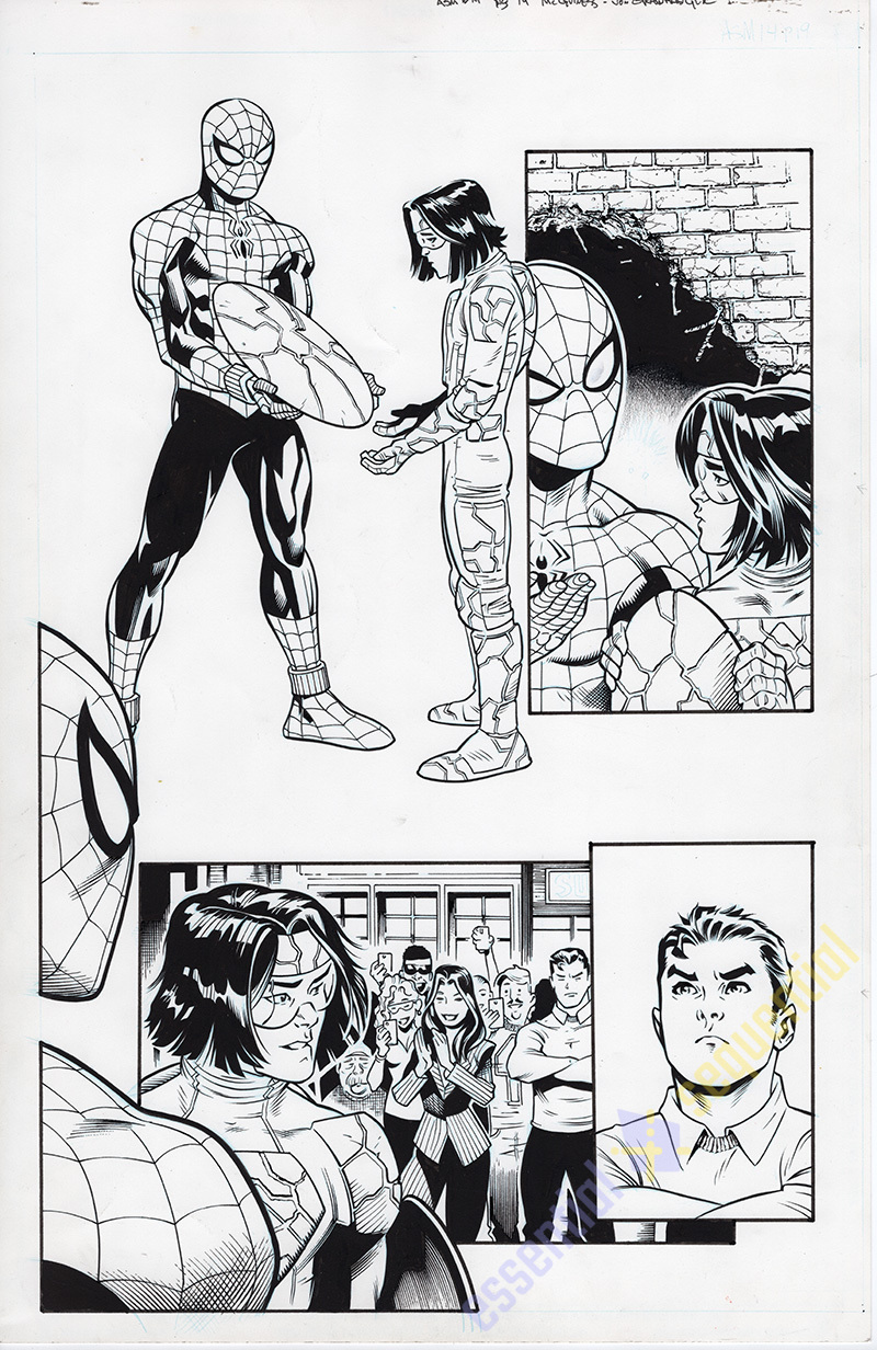 Amazing Spider-Man #14 Page 19 by Ed McGuinness and Wade von Grawbadger 1 Amazing Spider-Man #14 Page 19 by Ed McGuinness and Wade von Grawbadger