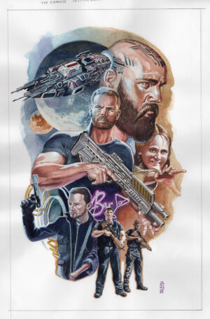 The Expanse: A Little Death #4 Cover by JG Jones