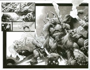 Planet Death #2 p.28-29 by Tomas Giorello