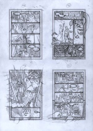 Nemesis Forever #4 Preliminary Art Pages 21 - 24 by Matteo Scalera