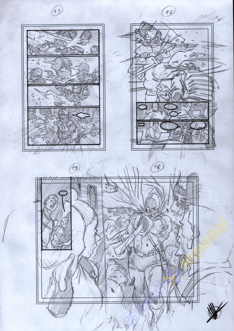 Nemesis Forever #5 Preliminary Art Pages 13 - 16 by Matteo Scalera 1 Nemesis Forever #5 Preliminary Art Pages 13 - 16 by Matteo Scalera