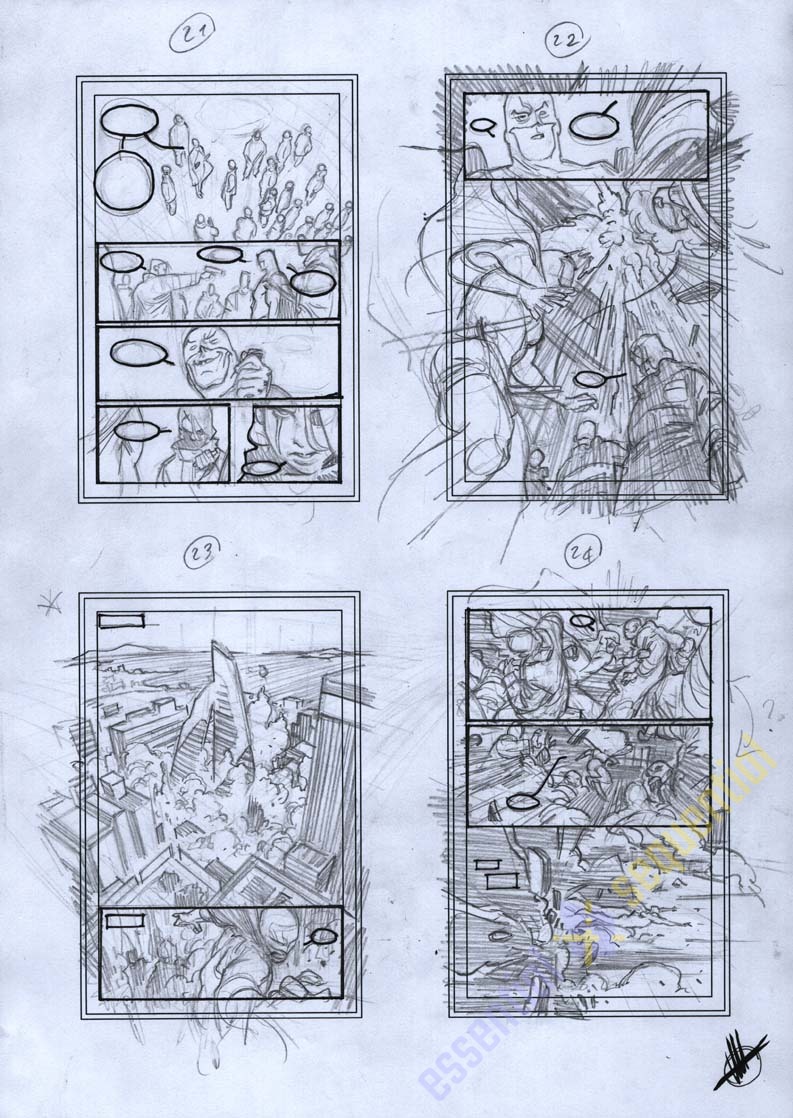 Nemesis Forever #5 Preliminary Art Pages 21 - 24 by Matteo Scalera 1 Nemesis Forever #5 Preliminary Art Pages 21 - 24 by Matteo Scalera