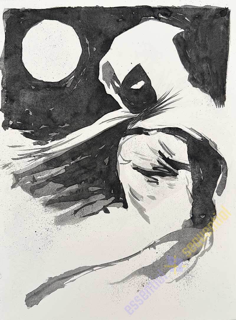 Moon Knight Notan by Viktor Farro 1 Moon Knight Notan by Viktor Farro
