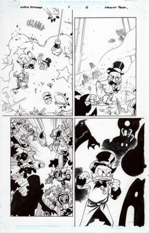 Uncle Scrooge #1 Page 5 by Mahmud Asrar