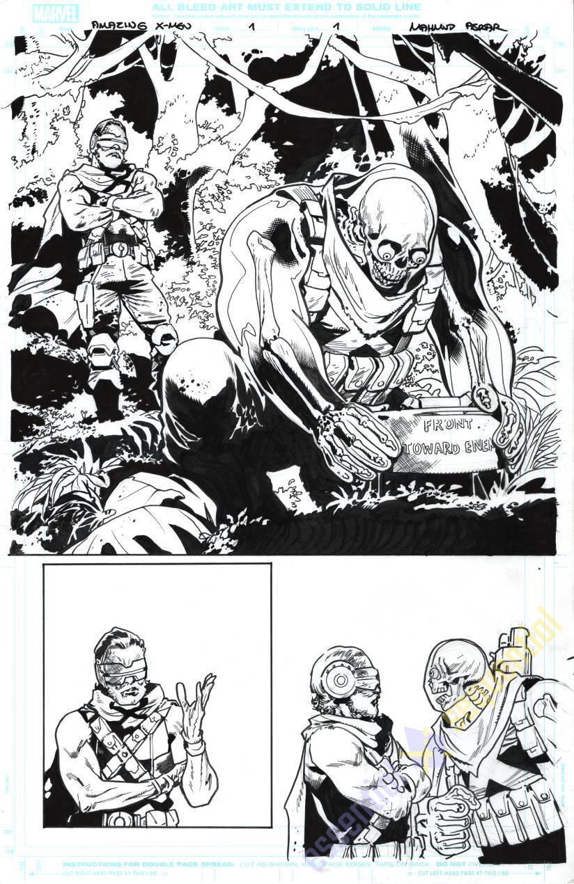 Amazing X-Men #1 Page 1 by Mahmud Asrar 1 Amazing X-Men #1 Page 1 by Mahmud Asrar