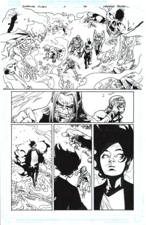 Amazing X-Men #1 Page 10 by Mahmud Asrar