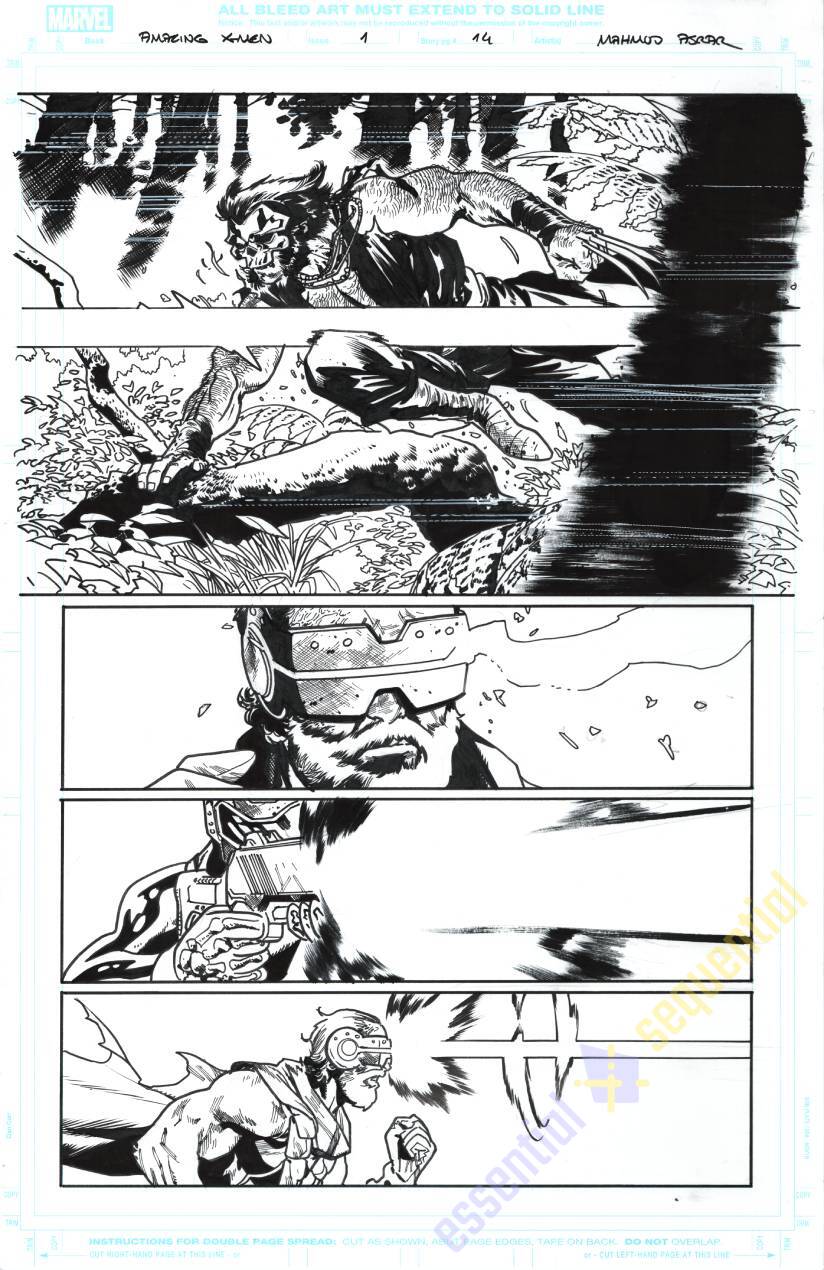 Amazing X-Men #1 Page 14 by Mahmud Asrar 1 Amazing X-Men #1 Page 14 by Mahmud Asrar