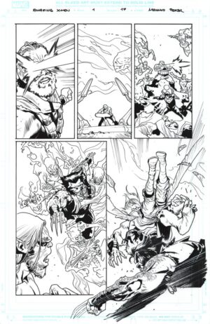Amazing X-Men #1 Page 17 by Mahmud Asrar