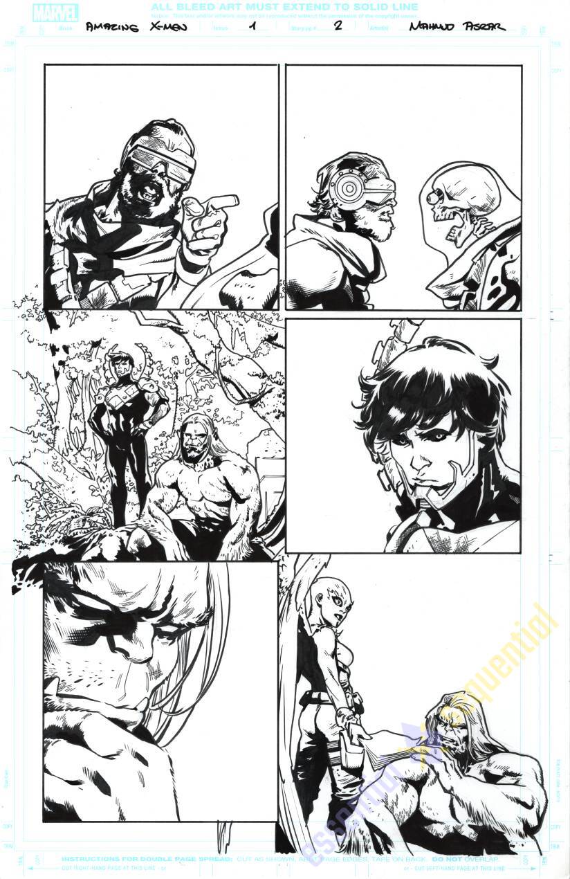 Amazing X-Men #1 Page 2 by Mahmud Asrar 1 Amazing X-Men #1 Page 2 by Mahmud Asrar