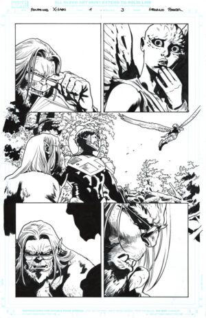 Amazing X-Men #1 Page 4 by Mahmud Asrar