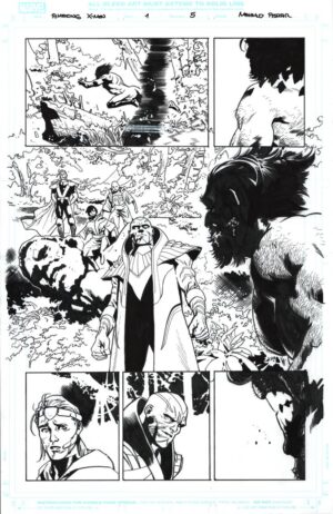Amazing X-Men #1 Page 5 by Mahmud Asrar