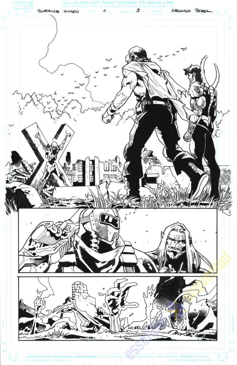 Amazing X-Men #1 Page 9 by Mahmud Asrar 1 Amazing X-Men #1 Page 9 by Mahmud Asrar
