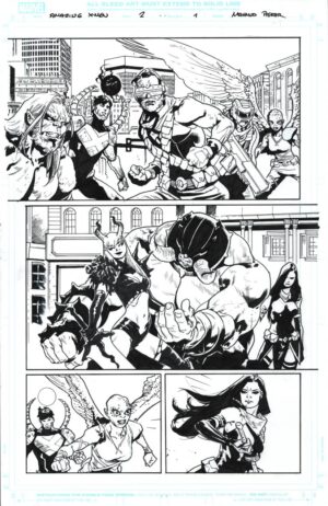 Amazing X-Men #2 Page 1 by Mahmud Asrar