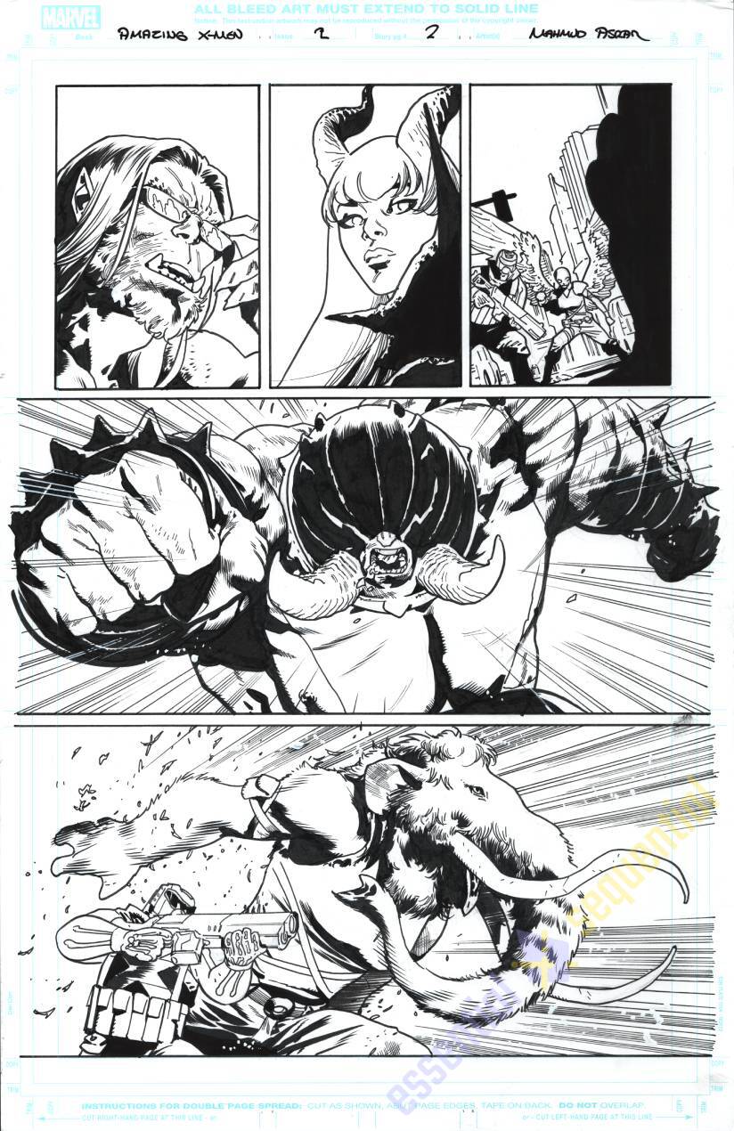 Amazing X-Men #2 Page 2 by Mahmud Asrar 1 Amazing X-Men #2 Page 2 by Mahmud Asrar