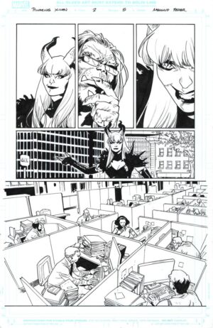 Amazing X-Men #2 Page 5 by Mahmud Asrar
