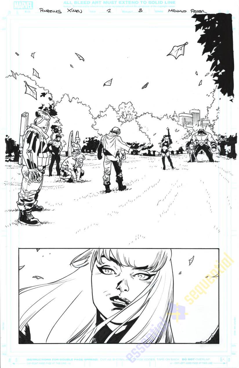 Amazing X-Men #2 Page 8 by Mahmud Asrar 1 Amazing X-Men #2 Page 8 by Mahmud Asrar