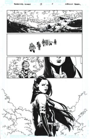Amazing X-Men #3 Page 1 by Mahmud Asrar