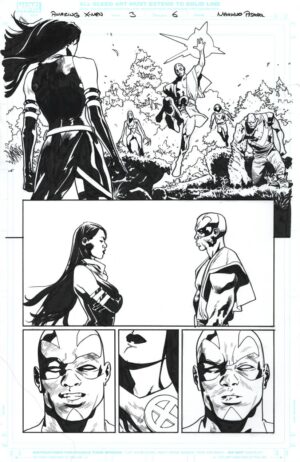 Amazing X-Men #3 Page 6 by Mahmud Asrar