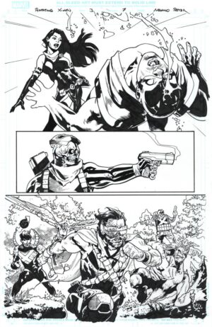 Amazing X-Men #3 Page 7 by Mahmud Asrar