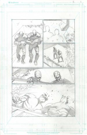 X-O Manowar #3 Page 1 by Cary Nord