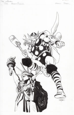 The Mortal Thor #5 Variant Cover by Mahmud Asrar