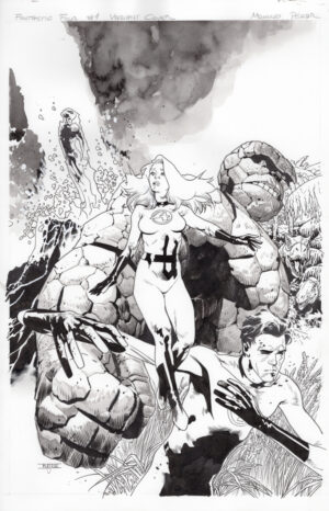 Fantastic Four #1 Variant Cover by Mahmud Asrar