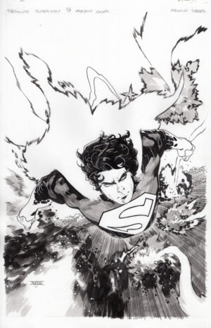 Absolute Superman #16 Variant Cover by Mahmud Asrar