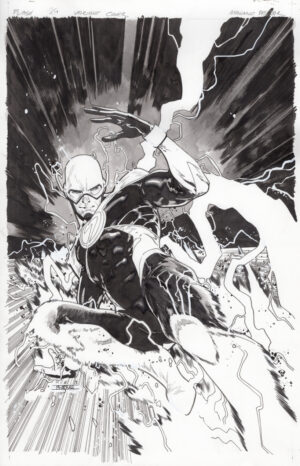 The Flash #24 Variant Cover by Mahmud Asrar