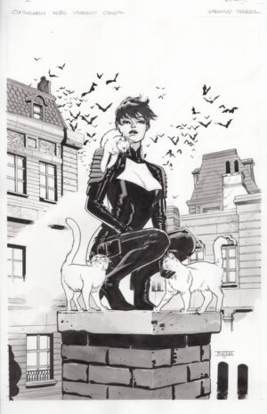 Catwoman #84 Variant Cover by Mahmud Asrar